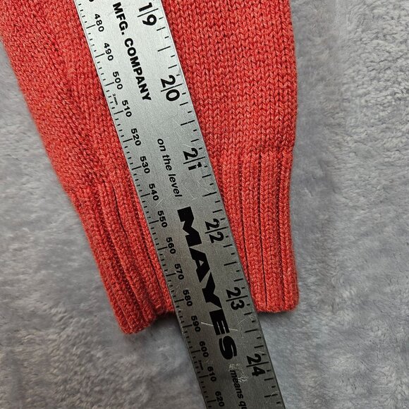 Croft&Barrow Sweater Women XL peachy feminine business Cotton preppy nerd school - Picture 5 of 9
